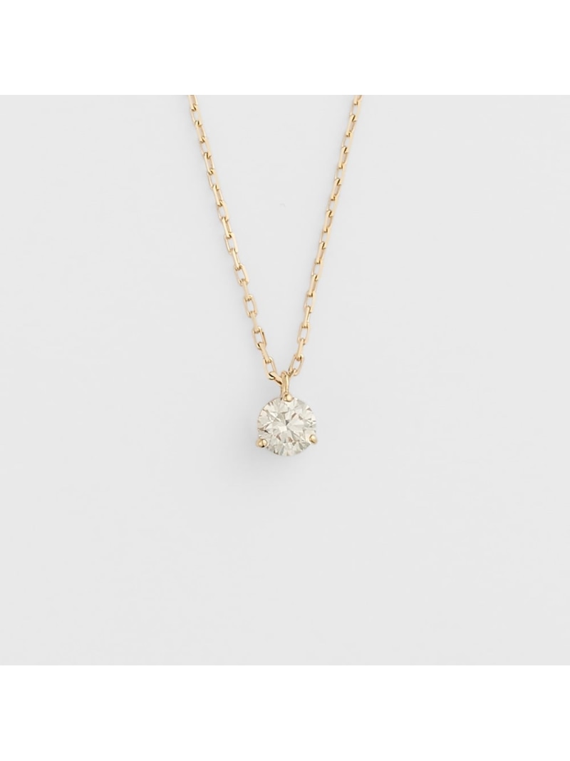 楽天市場】K18ダイヤモンドネックレス(0.1ct) agete アガット