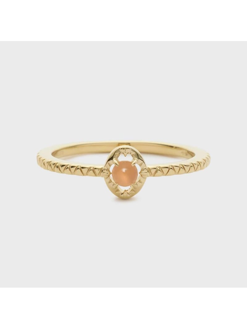 【Pocket Ring】ゴールドムーンストーンリング NOJESS ノジェス アクセサリー・腕時計 リング・指輪 オレンジ【送料無料】[ Fashion]