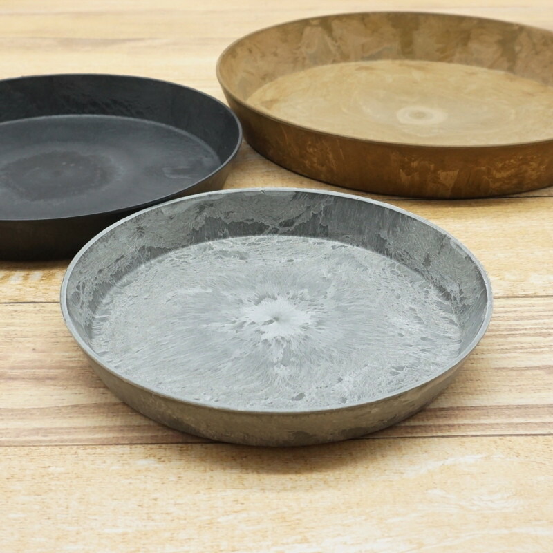 楽天市場】受け皿 植木鉢 おしゃれ アートストーン ラウンドソーサーS