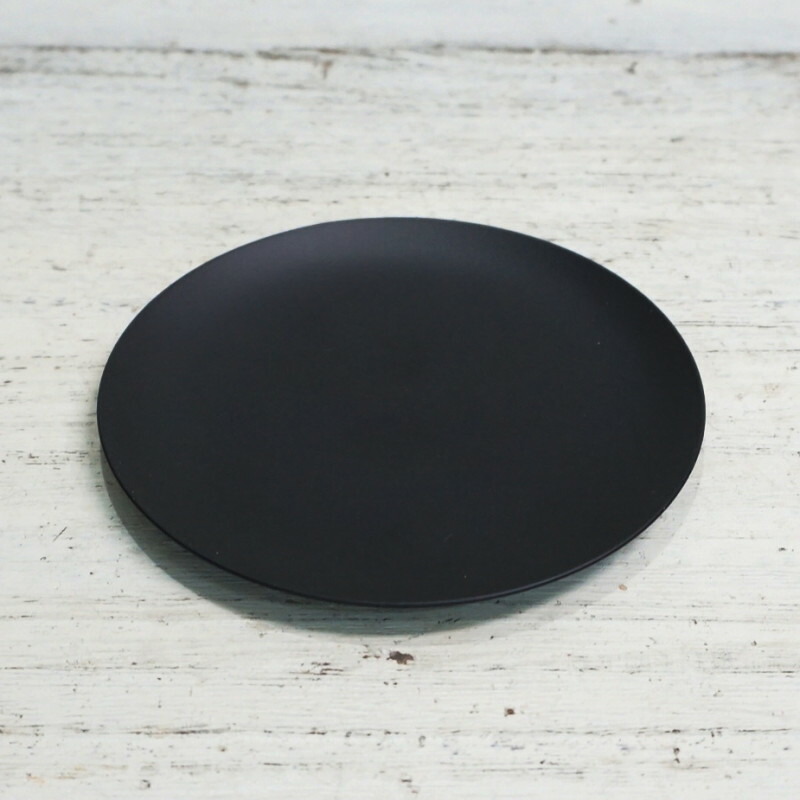 Spin スピン 景徳鎮 プレート 2枚 ブラック 黒 丸皿 平皿 大皿 上海 黒