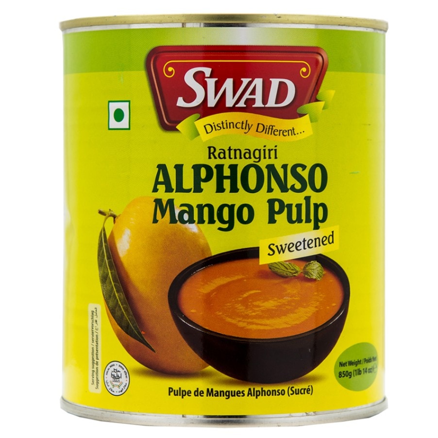 【10％OFF】SWAD アルフォンソ マンゴーピューレ インド産 凹みあり 850g×12缶 業務用 缶 Mango Pulp マンゴーパルプ 製菓材料 MT