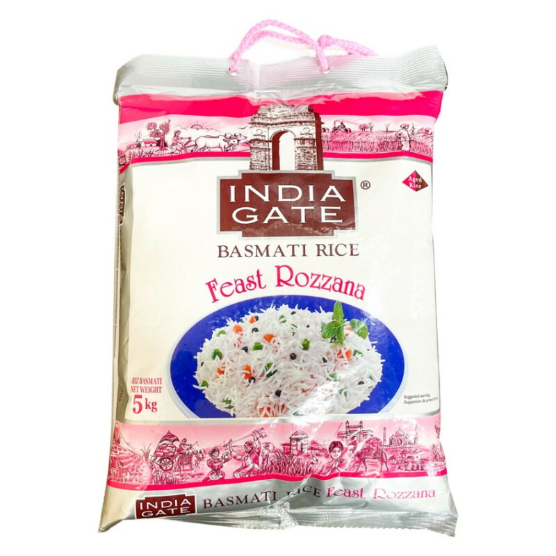 【楽天市場】バスマティライス Feast Rozzana INDIA GATE 20kg (5kg×4袋)：インドカレーの店 アールティ
