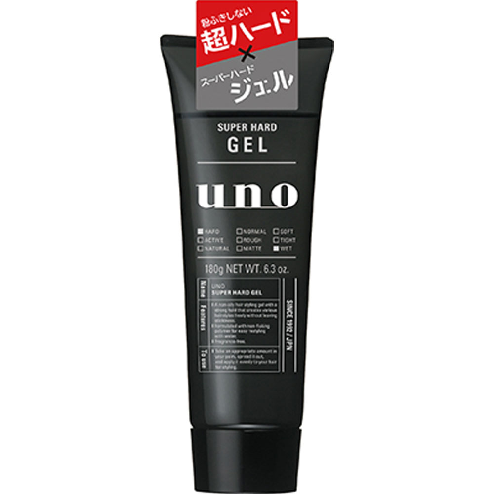楽天市場】ウーノ スーパーハードジェル 180g ＊資生堂 UNO 男性化粧品