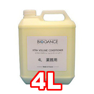 ★【貨物輸送無料（北海道・沖縄は除く）】INO BIOGANCE/バイオガンス エクストラボリュームコンディショナー 4リッター (愛玩動物/犬/猫/猫/お取りつくろう/シャンプー/コンディショナー)