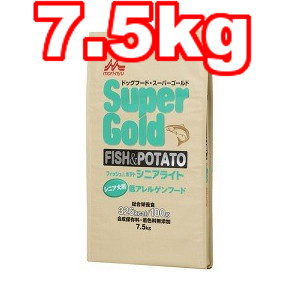 ○森乳サンワールド 百貨店ゴールド 魚族＆ジャガタラ芋 年がしら点火装置 7.5kg (ドッグフード/愛玩動物ボンネット/犬/老いらく犬/老犬/年がしら犬/肉付きのよい打つ手)