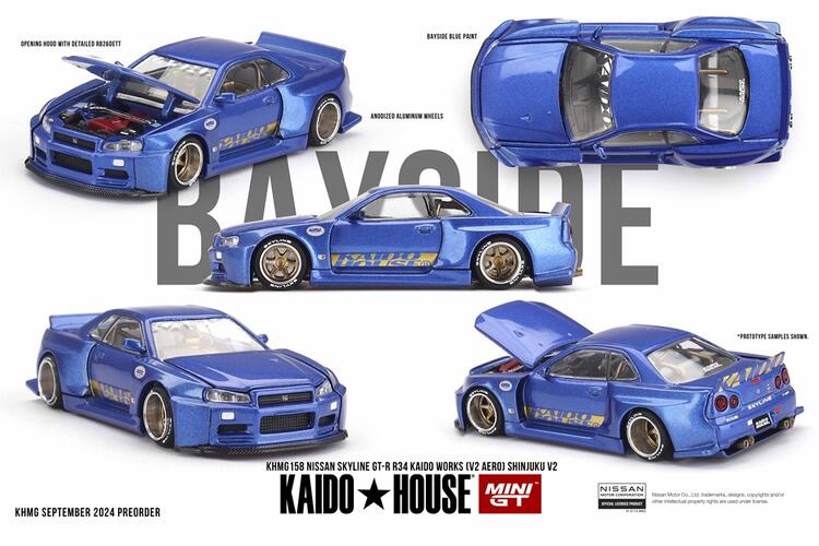 楽天市場】TSM MINI GT 1/64 日産 スカイライン GT-R (R34) GReddy V1