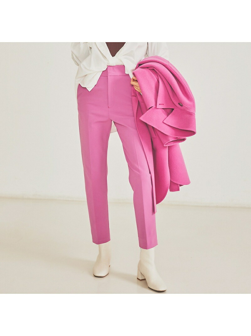 【SALE／40%OFF】【XSサイズ展開】4WAYストレッチスティックパンツ Rouge vif la cle ルージュ・ヴィフ ラクレ パンツ その他のパンツ ブラック ピンク【RBA_E】【送料無料】[ Fashion]