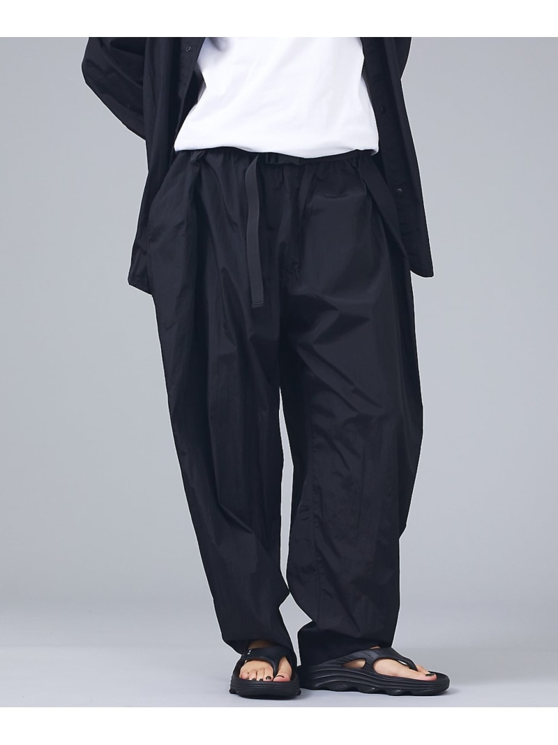 【NoiR/ノワール】PocketablePants/ポケッタブルパンツ/イージ ABAHOUSE LASTWORD アバハウス パンツ その他のパンツ ブラック【送料無料】[ Fashion]｜ABAHOUSE ONLINE