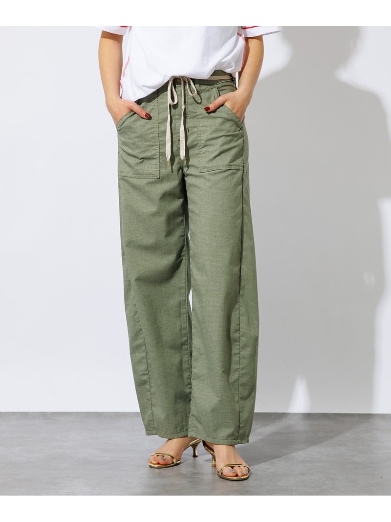 【SOMETHING/サムシング】BAKER CURVE LITE / ベイカー Rouge vif la cle ルージュ・ヴィフ ラクレ パンツ その他のパンツ カーキグリーン【先行予約】*【送料無料】[ Fashion]