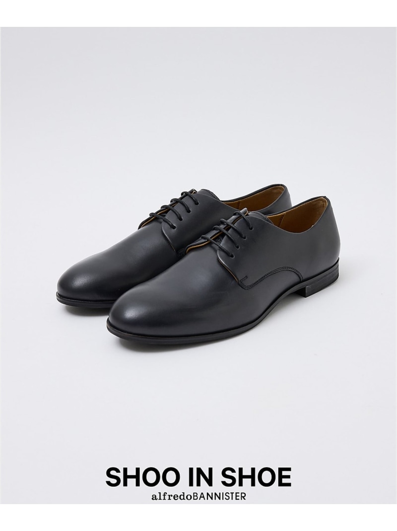 【SHOO IN SHOE】スタンダード プレーントゥ シューズ 一部店舗+WE alfredoBANNISTER アルフレッド・バニスター シューズ・靴 スニーカー ブラック【送料無料】[ Fashion]｜ABAHOUSE ONLINE