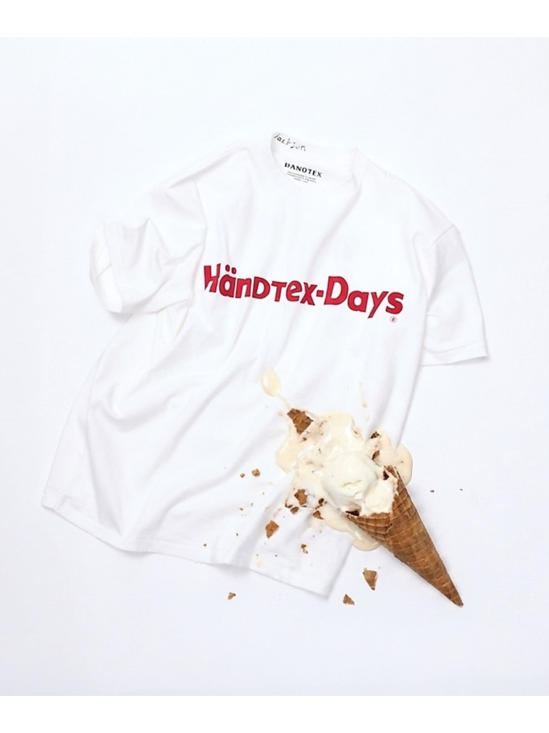 【HANDTEX*Masayoshi Watanabe/ ハンドテックス 】T ABAHOUSE LASTWORD アバハウス トップス カットソー・Tシャツ ブラック ホワイト【送料無料】[ Fashion]｜ABAHOUSE ONLINE