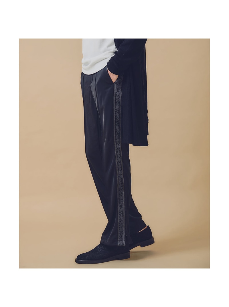 【SALE／20%OFF】【セットアップ対応】フレアトラックパンツ 5351POUR LES HOMMES ゴーサンゴーイチプールオム パンツ その他のパンツ ブラック【RBA_E】【送料無料】[ Fashion]