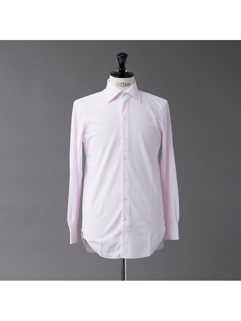 【SALE／30%OFF】ロンドンストライプトリコット シャツ DESIGNWORKS デザインワークス トップス シャツ・ブラウス ブルー ピンク【RBA_E】【送料無料】[ Fashion]｜ABAHOUSE ONLINE