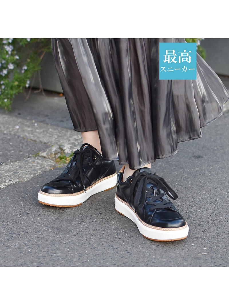 【SALE／16%OFF】【最高スニーカー】コートソールスニーカー Au BANNISTER オゥ・バニスター シューズ・靴 スニーカー ブラック ホワイト グレー【RBA_E】【送料無料】[ Fashion] 9,763円