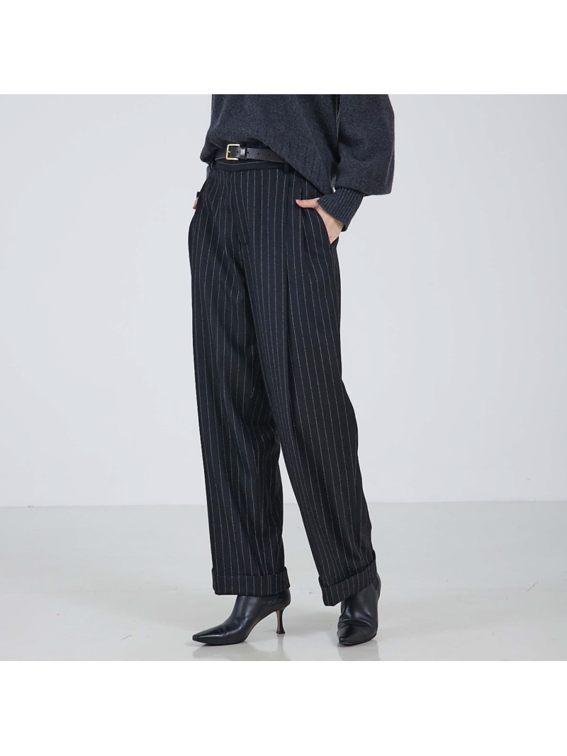 【SALE／50%OFF】【セットアップ相応う】ウールサキソニーマッキンパンツ qualite カリテ ズボン下 スラックス・御召しものズボン下【RBA_E】【貨物輸送無料】[ Fashion]