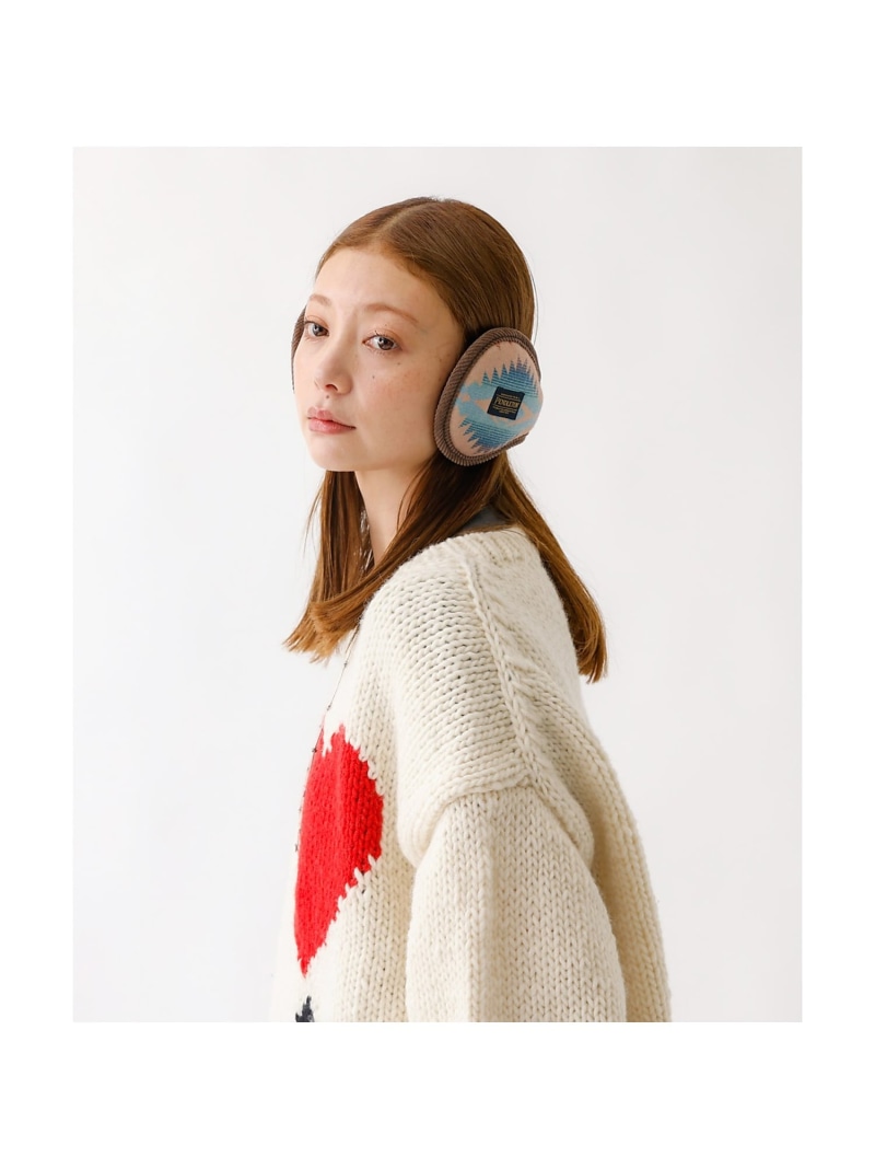 【PENDLETON / ペンドルトン】FLANNEL EAR MUFF / フ ABAHOUSE LASTWORD アバハウス ファッション雑貨 イヤーマフ ベージュ グレー【送料無料】[ Fashion]