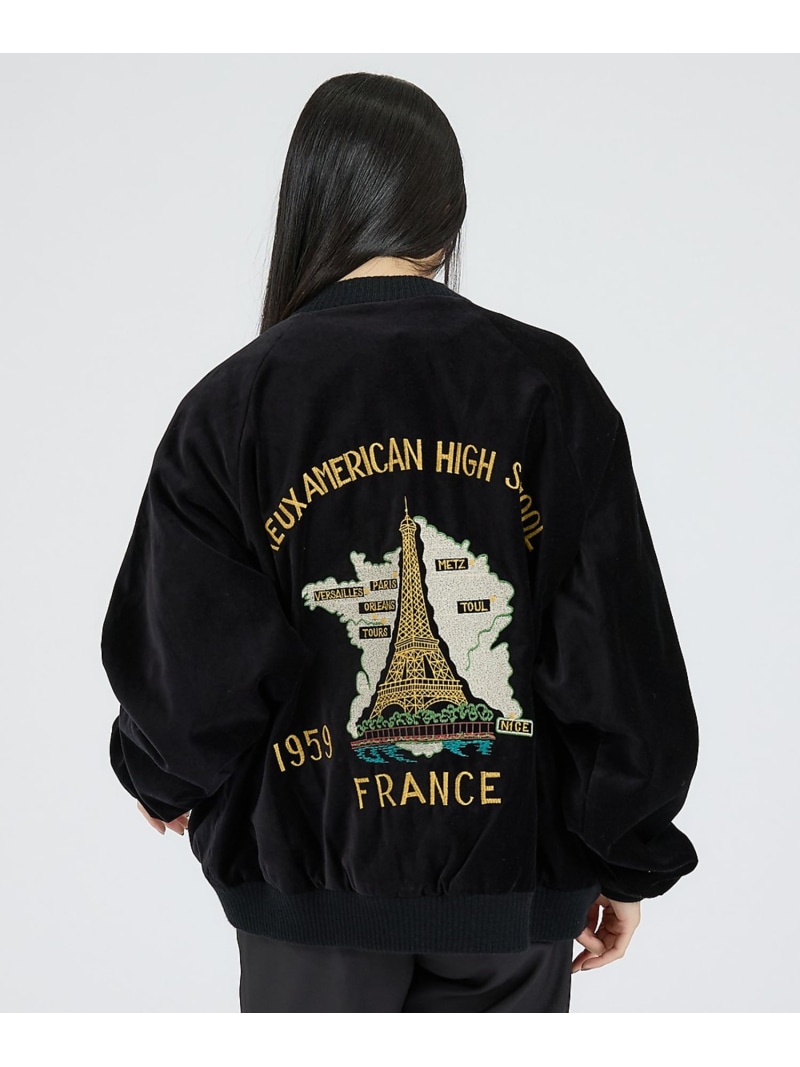 【THRIFTY LOOK / スリフティールック】FRANCE SOUVENI ABAHOUSE LASTWORD アバハウス ジャケット・アウター ブルゾン・ジャンパー ブラック【先行予約】*【送料無料】[ Fashion]｜ABAHOUSE ONLINE