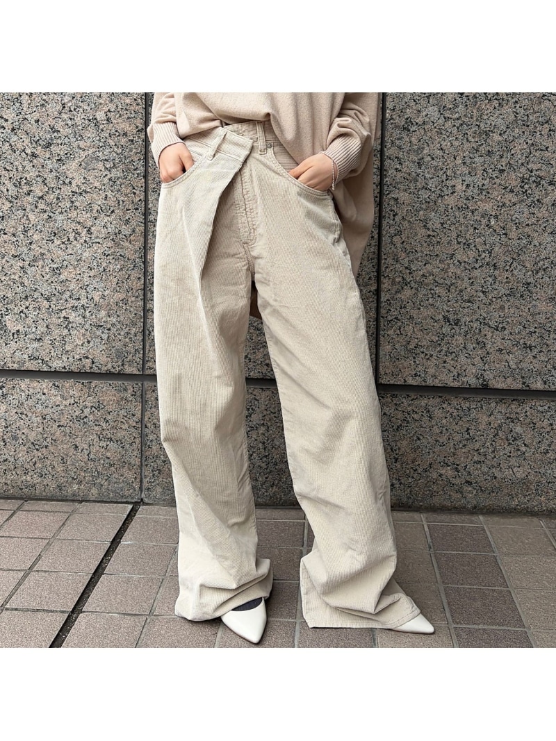 【AGOLDE/エーゴールドイー】V ANA JEAN IN CORDUROY Rouge vif la cle ルージュ・ヴィフ ラクレ パンツ その他のパンツ ホワイト【送料無料】[ Fashion]｜ABAHOUSE ONLINE