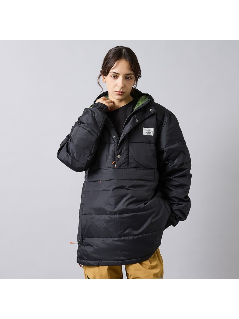 【POLER/ポーラー】STAY PUFFED DOWN ANORAK//ダウン ABAHOUSE LASTWORD アバハウス トップス パーカー・フーディー ブラック【送料無料】[ Fashion]