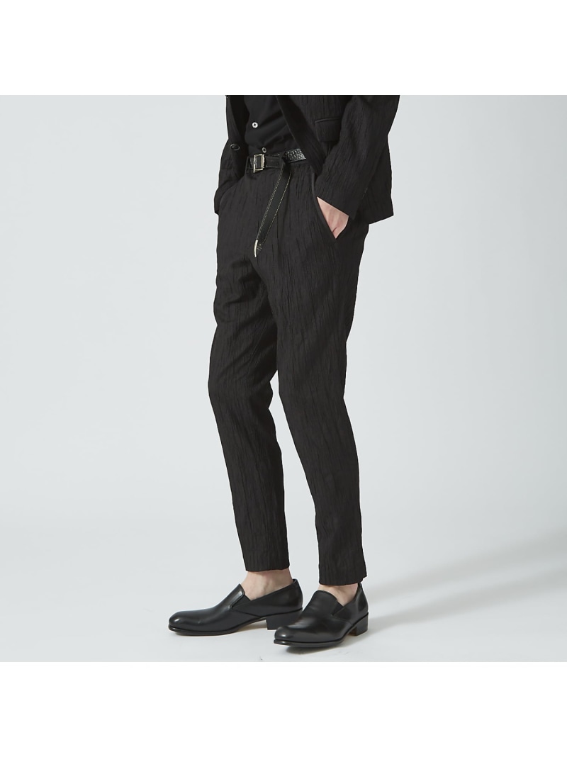 【SALE／20%OFF】【セットアップ対応】コットンワッシャーパンツ 5351POUR LES HOMMES ゴーサンゴーイチプールオム パンツ その他のパンツ ホワイト ブラック【RBA_E】【送料無料】[ Fashion]｜ABAHOUSE ONLINE