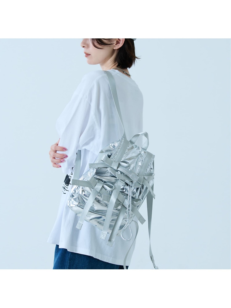 【Casselini / キャセリーニ】ミニリボンバックパック Rouge vif la cle ルージュ・ヴィフ ラクレ 御徒面子 背嚢・うしろ側容器に並べる 赤いこと 黒いこと 赤銅色 しろがね色【貨物輸送無料】[ Fashion]