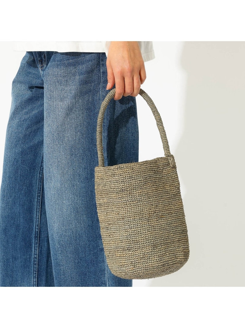 【MADE IN MADA /メイドインマダ】ワンハンドル かごバッグ Rouge vif la cle ルージュ・ヴィフ ラクレ バッグ かごバッグ ブラウン グレー ベージュ【送料無料】[ Fashion]