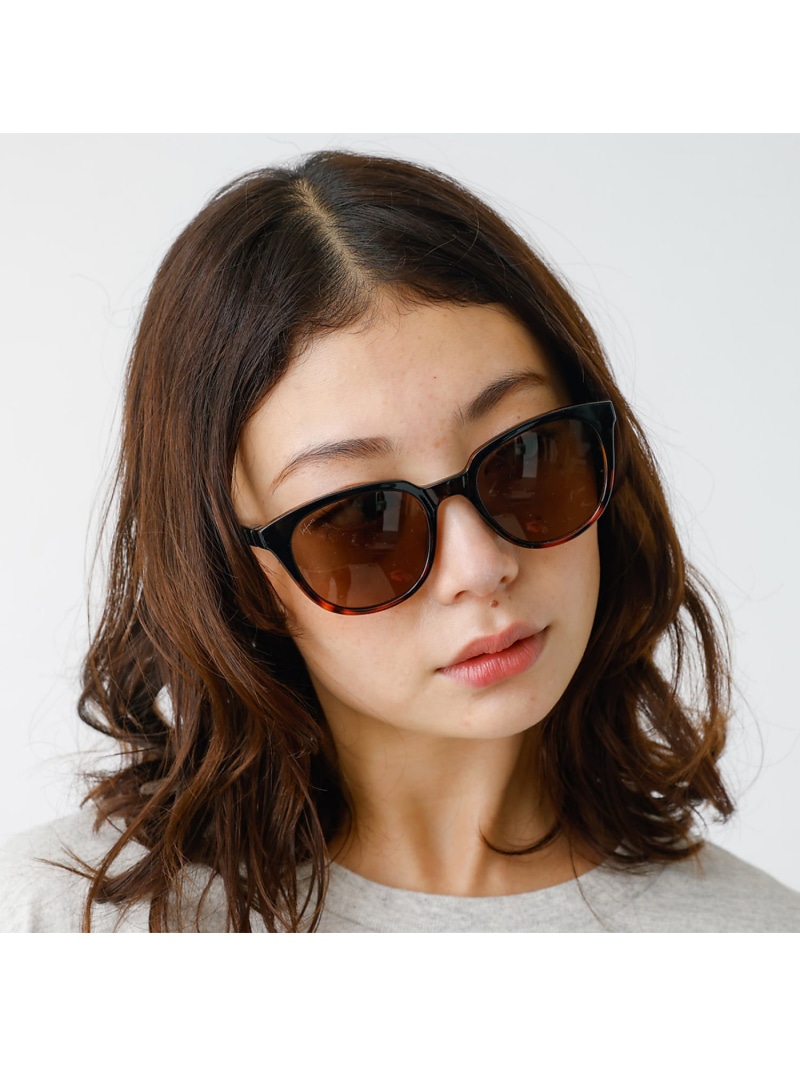 【LE FOON / ルフォーン】キャッツアイ黒眼鏡 Rouge vif la cle ルージュ・ヴィフ ラクレ 流行り物雑貨 眼鏡 黒いこと 赤銅色【貨物輸送無料】[ Fashion]