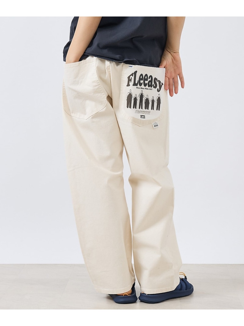 【LEE/リー】 リラックスワイドパンツ FLeeasy/フリージー LM580 ABAHOUSE LASTWORD アバハウス パンツ ジーンズ・デニムパンツ ホワイト ネイビー ベージュ【送料無料】[ Fashion]｜ABAHOUSE ONLINE