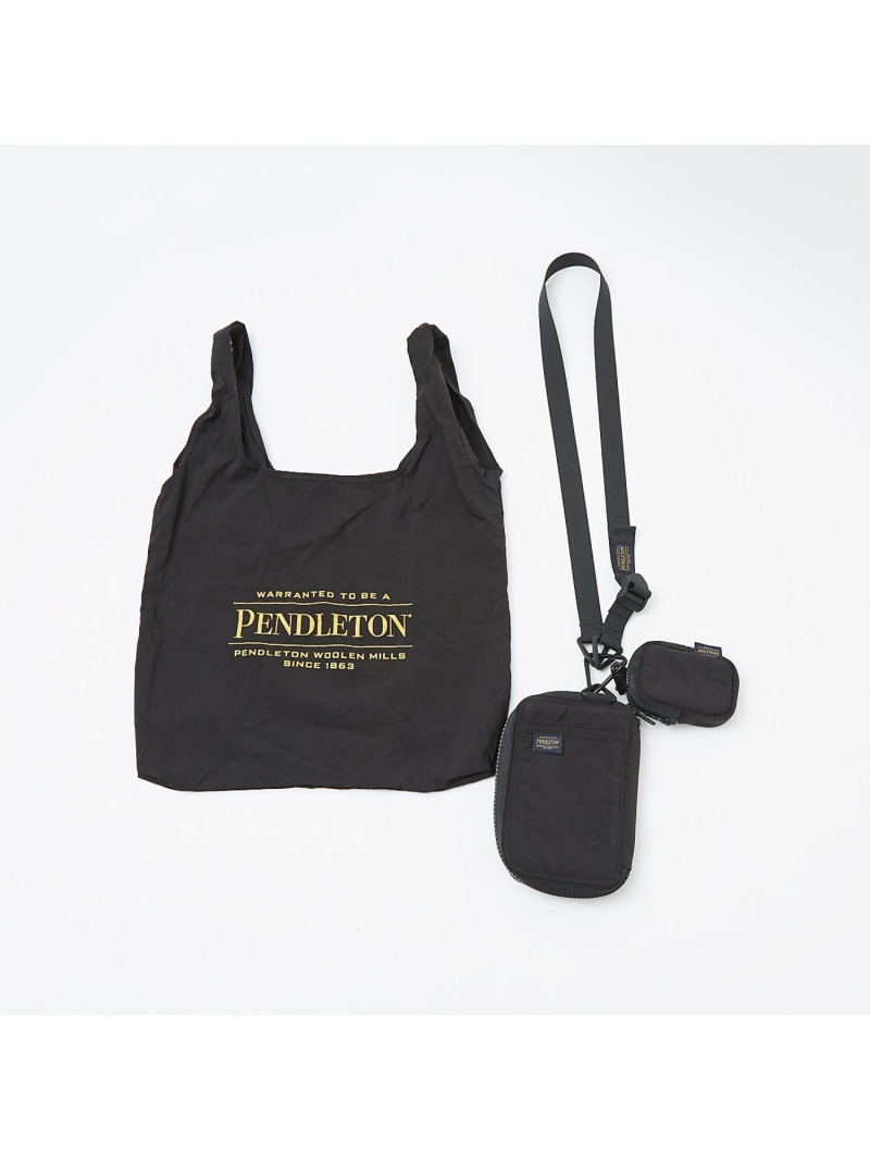 【PENDLETON * MARIE】3P MULTI NECK POUCH / ABAHOUSE LASTWORD アバハウス バッグ ショルダーバッグ カーキグリーン ブラック ホワイト【送料無料】[ Fashion]