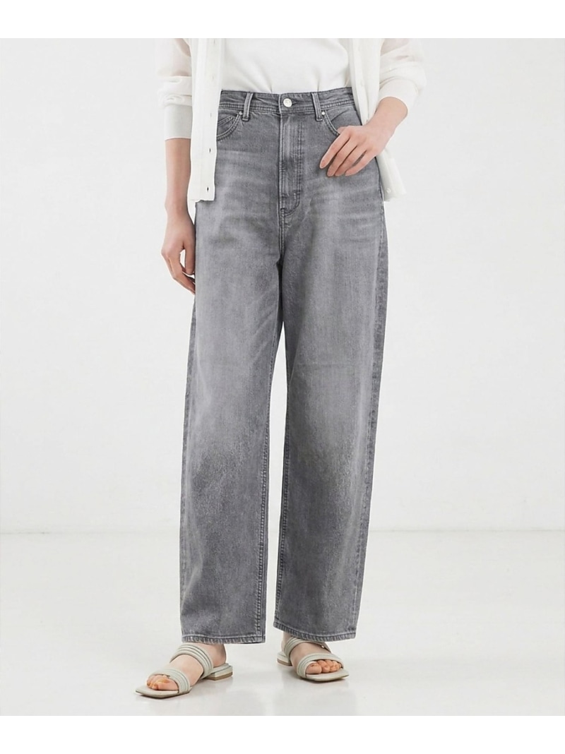 【YANUK】Joanストレートデニムパンツ qualite カリテ パンツ ジーンズ・デニムパンツ グレー ブルー【送料無料】[ Fashion]｜ABAHOUSE ONLINE