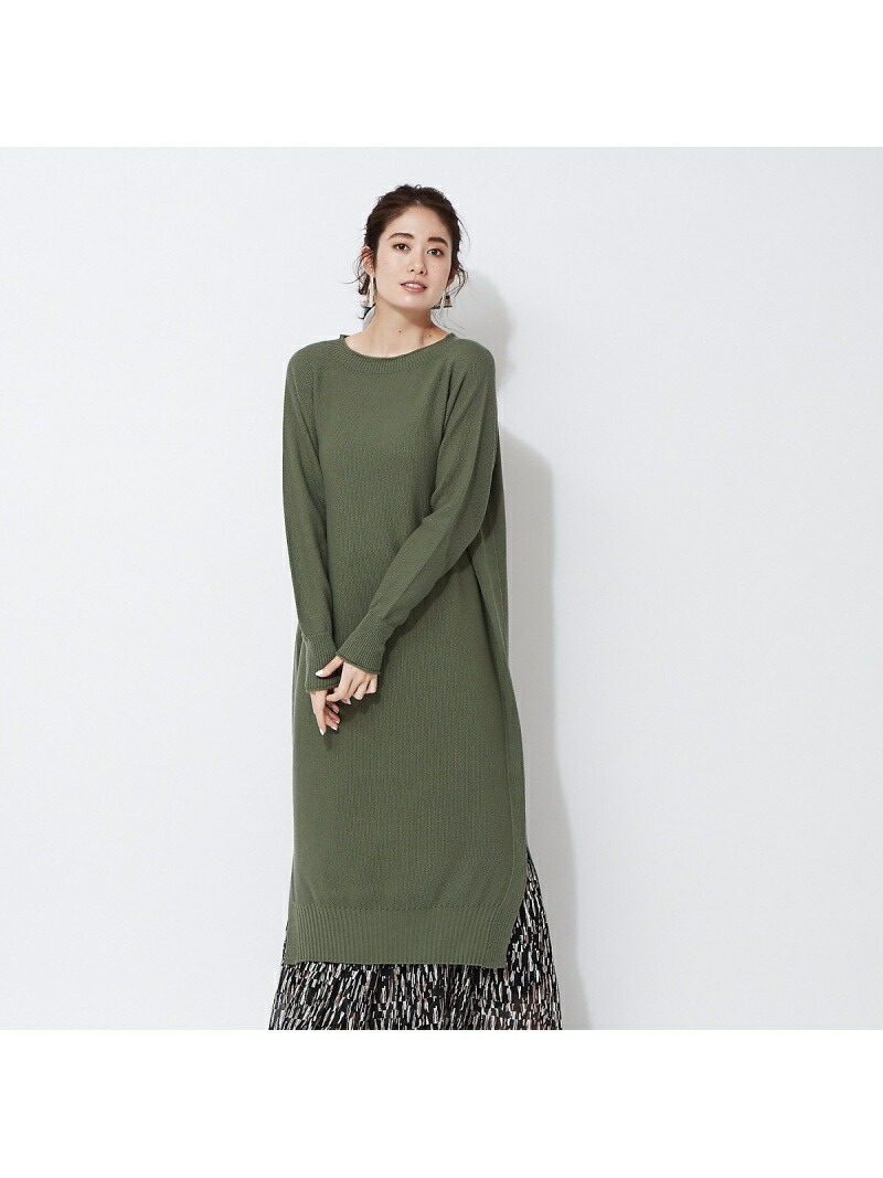 手数料安い Sale コットンカノコニットワンピース Qualite カリテ ワンピース シャツワンピース ベージュ カーキ Rba E Rakuten Fashion 再再販 Www Eh Net Sa