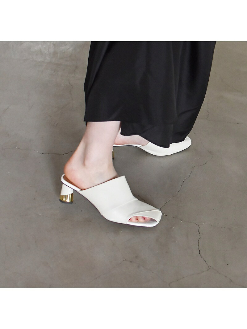 【SALE／50%OFF】ツイストミュールサンダル Au BANNISTER オゥ・バニスター シューズ・靴 サンダル ブルー ブラック ホワイト【RBA_E】【送料無料】[ Fashion]