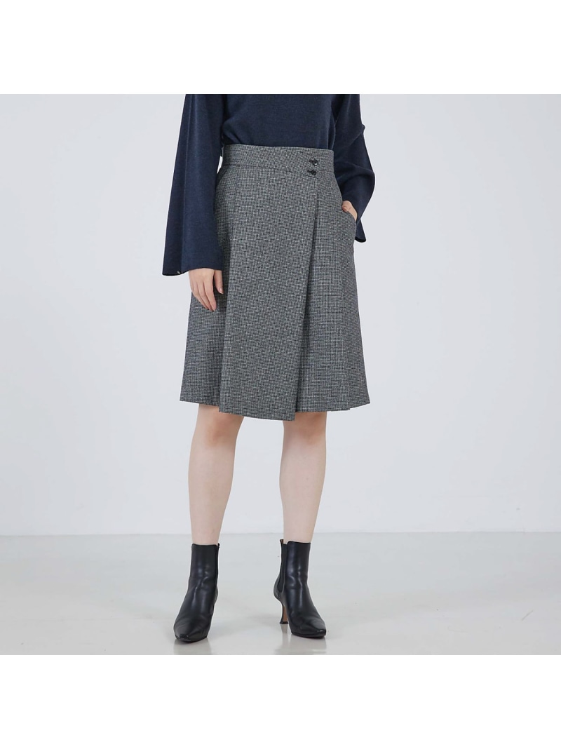 【SALE／30%OFF】【セットアップ対応】ウールサキソニーラップショートパンツ qualite カリテ パンツ その他のパンツ【RBA_E】【送料無料】[ Fashion]