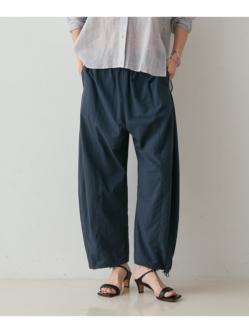 【SALE／56%OFF】【接触冷感・透湿・撥水・UVカット】ナイロンタスランパラシュートパンツ/セットア qualite カリテ パンツ その他のパンツ ベージュ グレー【RBA_E】【送料無料】[ Fashion]｜ABAHOUSE ONLINE