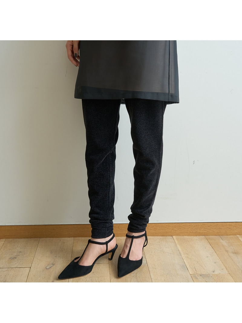 【SALE／30%OFF】モールニットレギンス Rouge vif la cle ルージュ・ヴィフ ラクレ ズボン下 余分の物のズボン下 白いこと 黒いこと【RBA_E】【貨物輸送無料】[ Fashion]