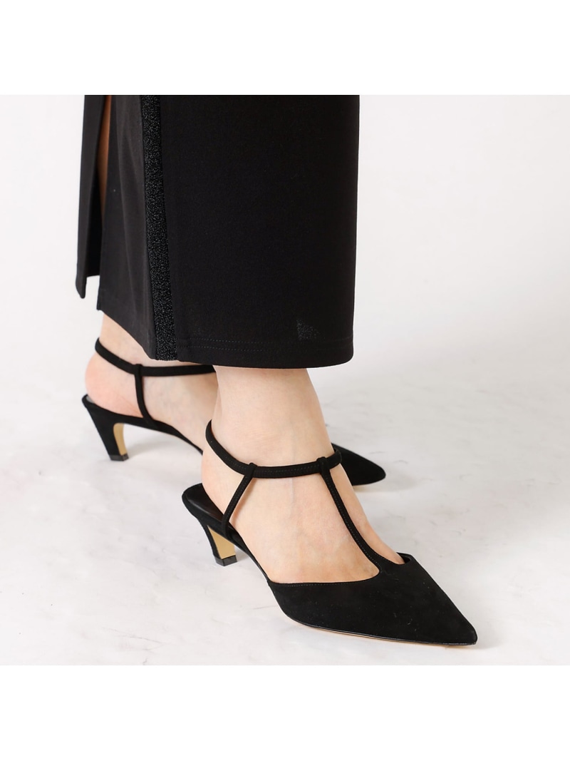 【BRENTELLA/ブレンテッラ】MARION Tバーストラップパンプス Rouge vif la cle ルージュ・ヴィフ ラクレ シューズ・靴 パンプス ブラック【送料無料】[ Fashion]