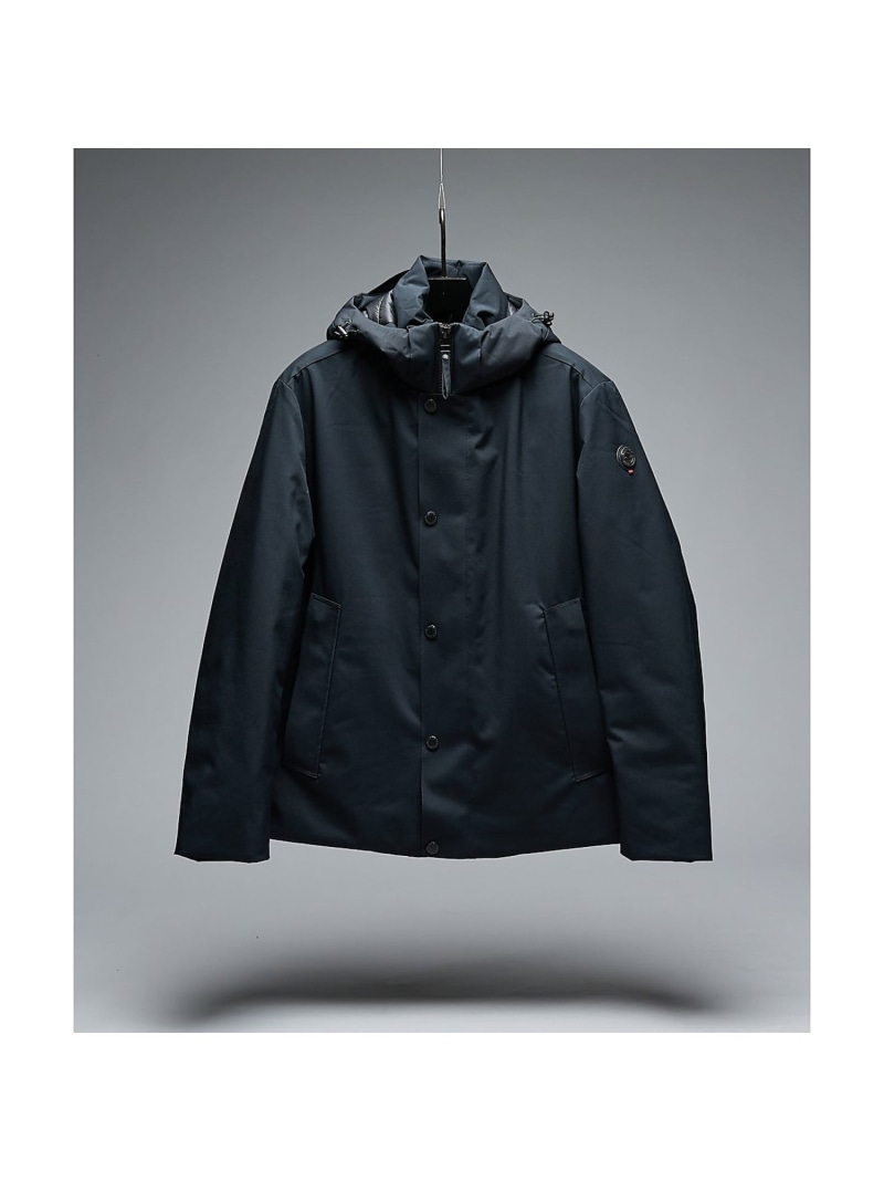 【CAPE HORN】別注カラー / COCKBURN / フーデット ショート ABAHOUSE LASTWORD アバハウス ジャケット・アウター ダウンジャケット・ダウンベスト ベージュ ブラック ネイビー【送料無料】[ Fashion]