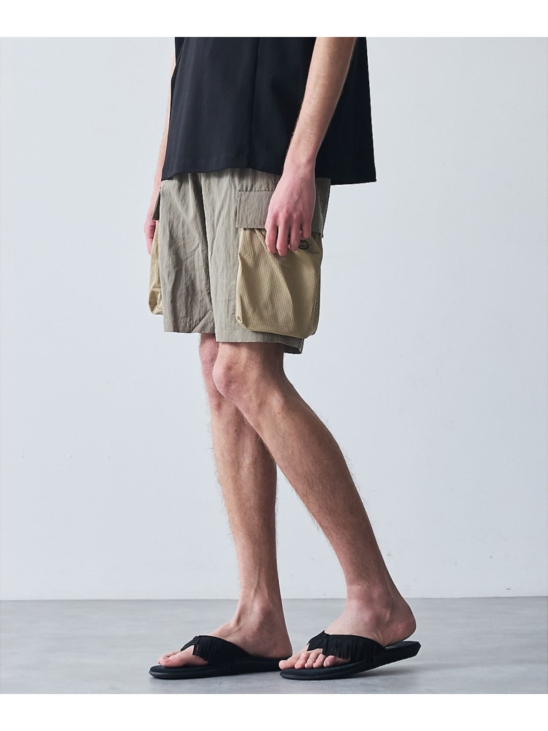 コンビネーション ショート カーゴパンツ 5351POUR LES HOMMES ゴーサンゴーイチプールオム パンツ その他のパンツ カーキグリーン ブラック【送料無料】[ Fashion]