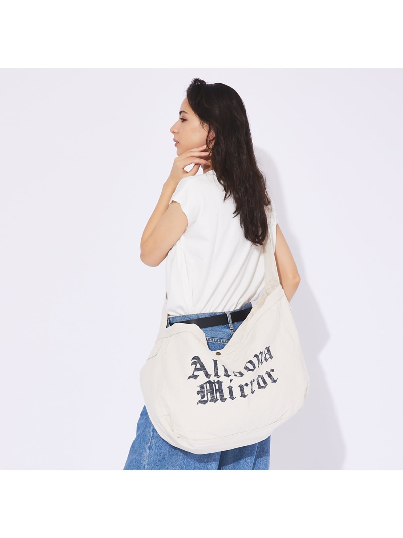 【REPRODUCT】Newspaper Bag/ニュースペーパーバッグ/キャン ABAHOUSE LASTWORD アバハウス バッグ ショルダーバッグ ホワイト【送料無料】[ Fashion]