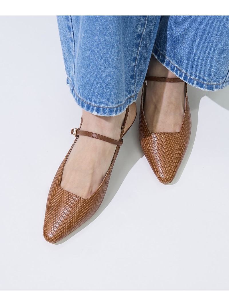 スリングバックパンプス 金 BANNISTER オゥ・バニスター シューズ・靴 パンプス 黒いこと 赤銅色 白いこと【貨物輸送無料】[ Fashion]