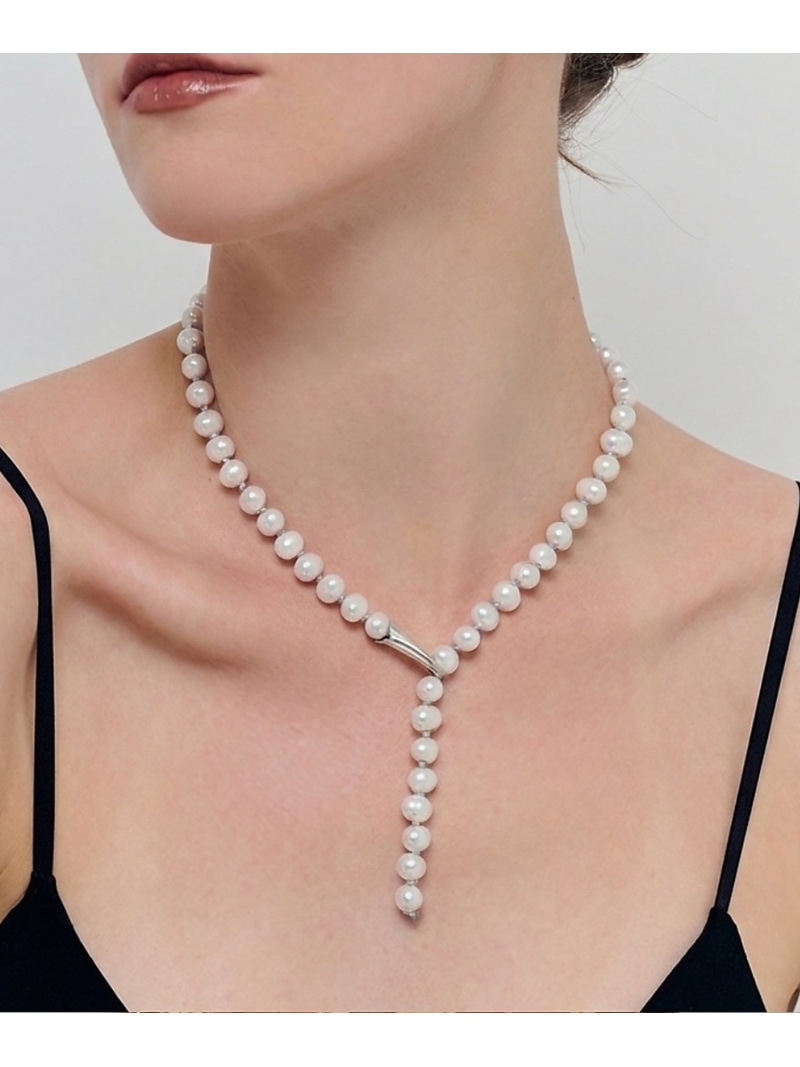 【TEINTE/タント】CALLA WHITE PEARL STRAND NEC DESIGNWORKS デザインワークス アクセサリー・腕時計 ネックレス ホワイト【先行予約】*【送料無料】[ Fashion]｜ABAHOUSE ONLINE