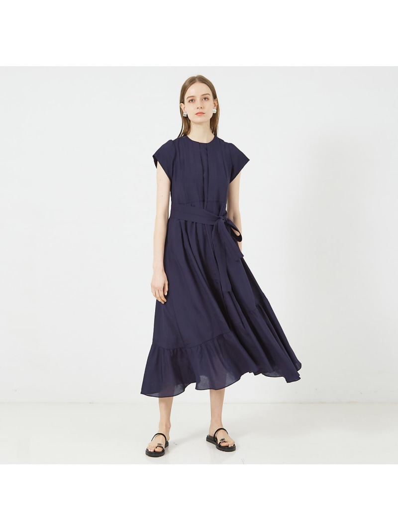 【SALE／55%OFF】アシンメトリーヘムワンピース DESIGNWORKS デザインワークス ワンピース・ドレス シャツワンピース パープル ネイビー ブラック【RBA_E】【送料無料】[ Fashion]｜ABAHOUSE ONLINE