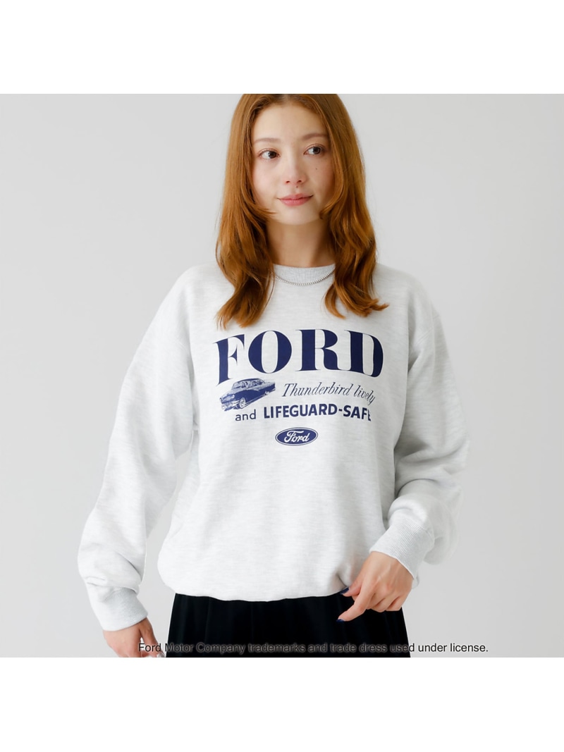 【GOOD ROCK SPEED/グッドロックスピード】FORD / フォード Rouge vif la cle ルージュ・ヴィフ ラクレ トップス スウェット・トレーナー グレー ブルー【送料無料】[ Fashion]