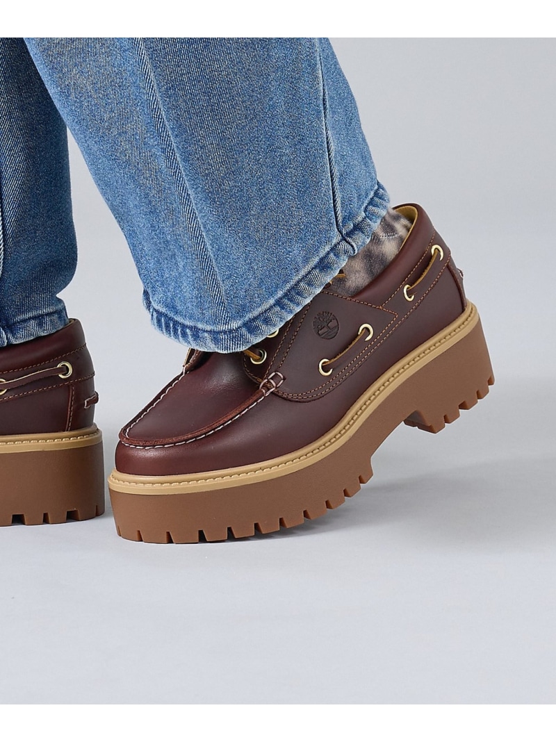 【Timberland/ティンバーランド】STONE STREET BOAT S Rouge vif la cle ルージュ・ヴィフ ラクレ シューズ・靴 スニーカー ベージュ【送料無料】[ Fashion]｜ABAHOUSE ONLINE