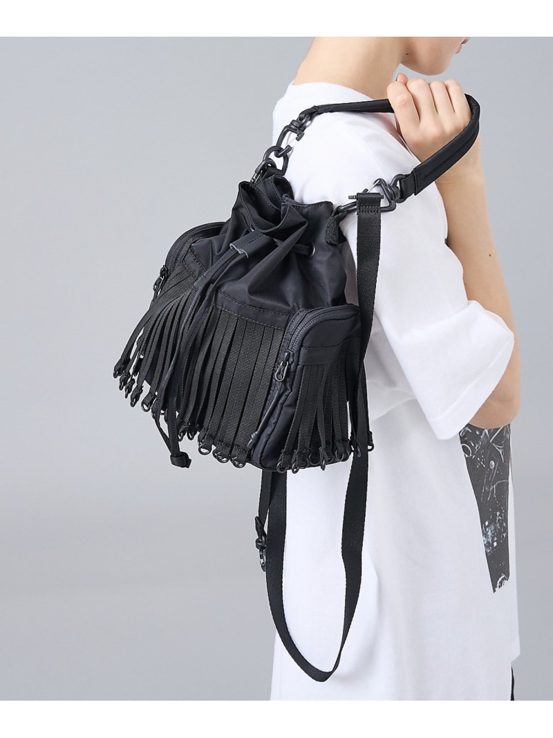 【BAICYCLON by Bagjack/バイシクロン】TAPE FRINGE ABAHOUSE LASTWORD アバハウス バッグ ショルダーバッグ ブラック【送料無料】[ Fashion]