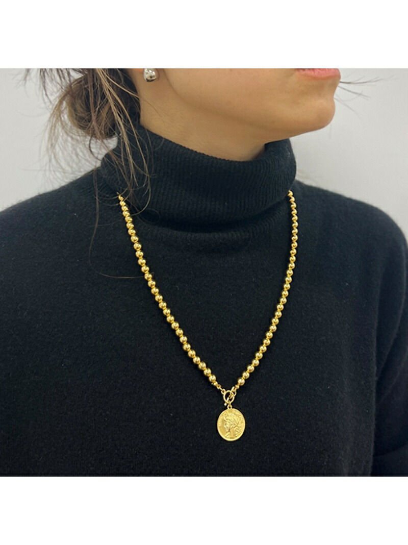 コインネックレス Rouge vif la cle ルージュ・ヴィフ ラクレ アクセサリー・腕時計 ネックレス レッド【送料無料】[ Fashion]