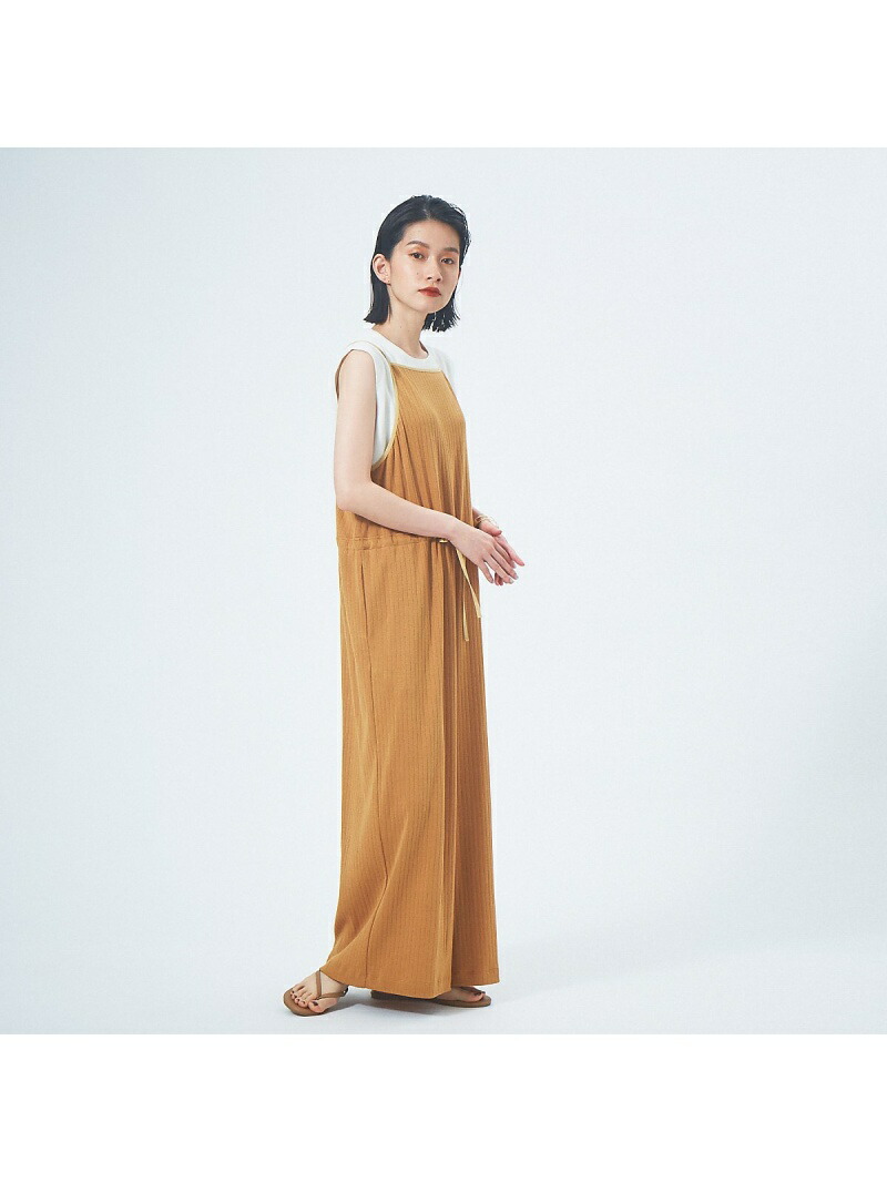 Web限定 リネンコットンカットソーオールインワン Qualite カリテ パンツ ジーンズ サロペット オールインワン ブラウン カーキ 送料無料 Rakuten Fashion Psicologosancora Es