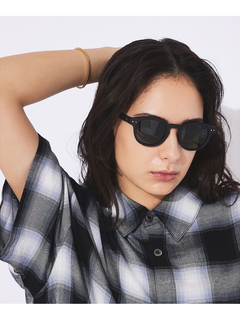 【IZIPIZI/イジピジ】SUN POLARIZED/#C 黒眼鏡 / ユ ABAHOUSE LASTWORD アバハウス 流行り物雑貨 眼鏡 ベージュ 澄み切った 黒いこと 赤銅色【貨物輸送無料】[ Fashion]