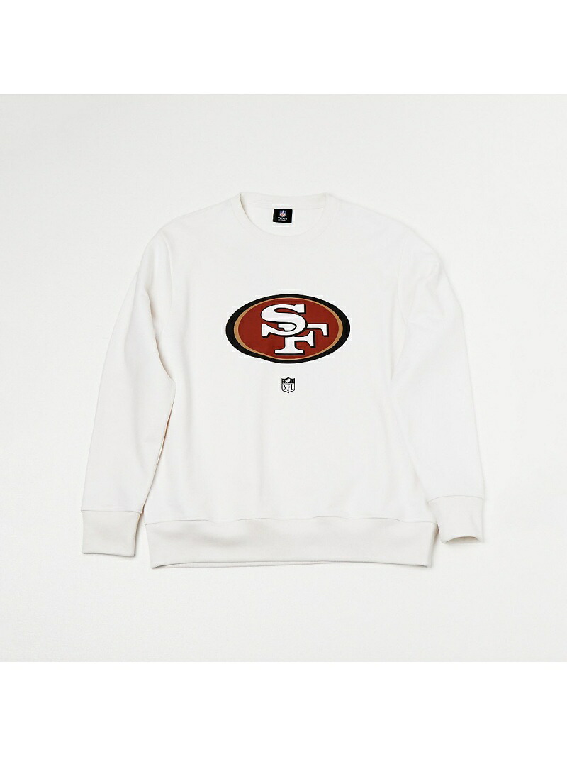 【SALE／29%OFF】【5/】NFL 49ers スウェットシャツ 5351POUR LES HOMMES ゴーサンゴーイチプールオム トップス スウェット・トレーナー ホワイト ブラック【RBA_E】【送料無料】[ Fashion]