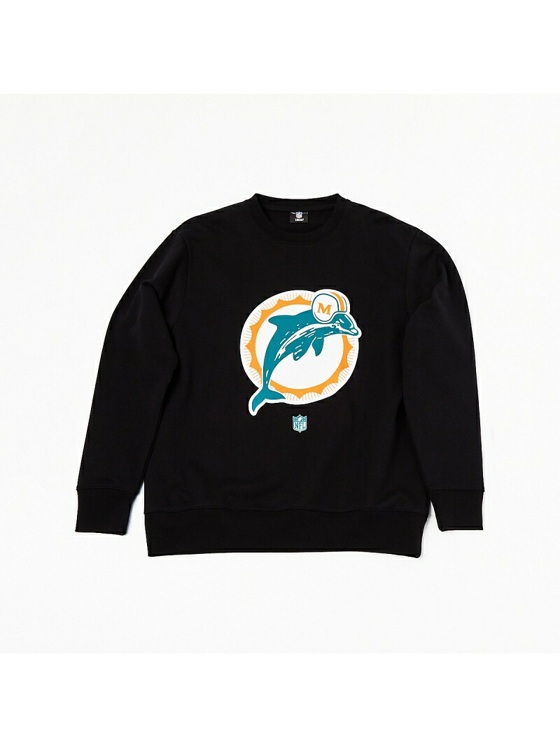 【SALE／29%OFF】【5/】NFL DOLPHINS スウェットシャツ 5351POUR LES HOMMES ゴーサンゴーイチプールオム トップス スウェット・トレーナー ブラック グレー【RBA_E】【送料無料】[ Fashion]
